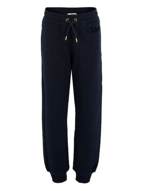 Chloé Kids pantalones con logo bordado