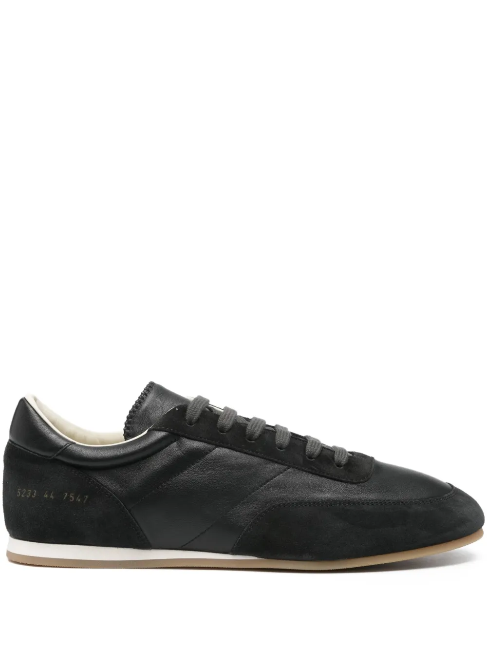 Common Projects Minimal leather sneakers Black