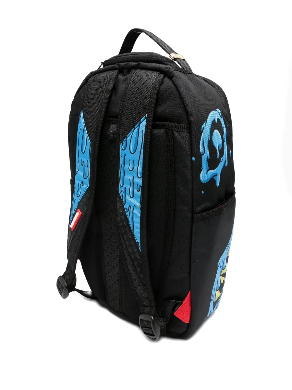 Sprayground Shark-tooth Dripping Backpack In Black