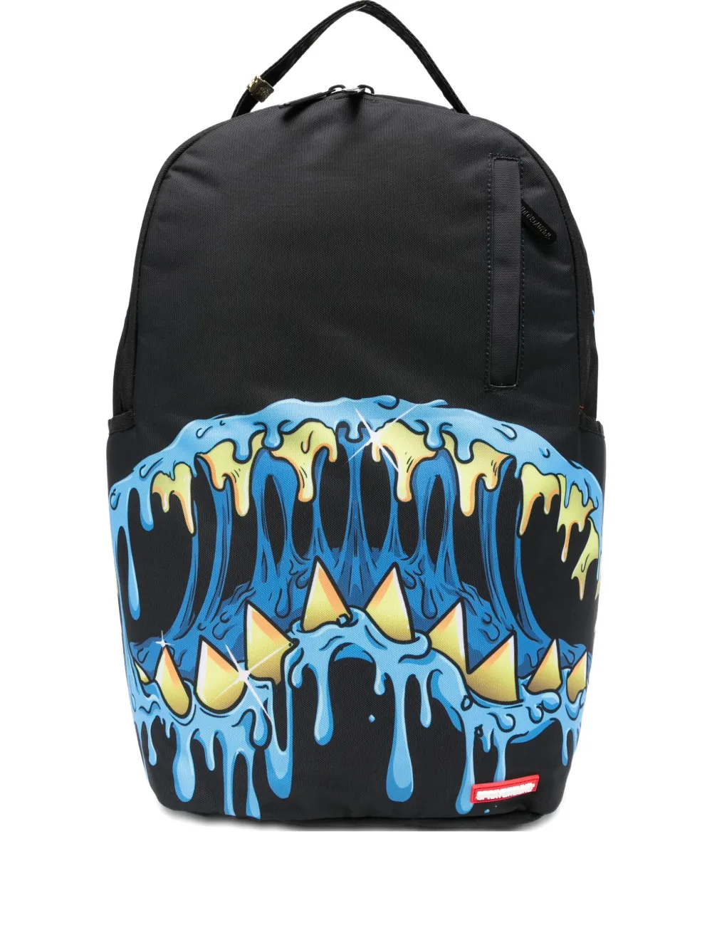 Sprayground Shark-tooth Dripping Backpack In Black