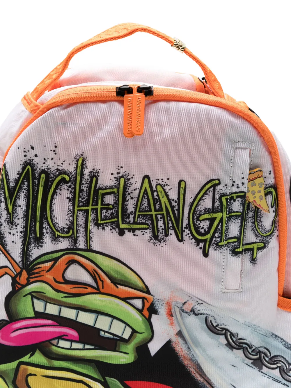 sprayground kid Michel Angelo Ninja Turtle rugzak Wit