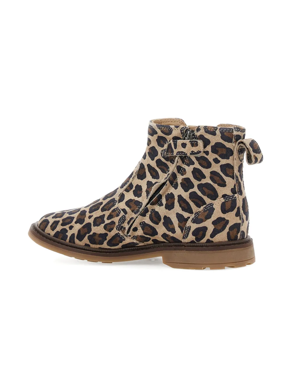 Pom D'api leopard-print zip boots Brown