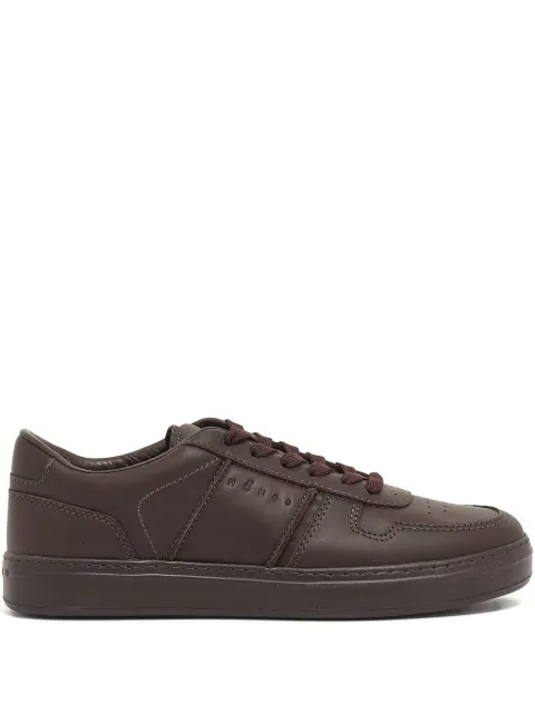 Hogan leather lace-up sneakers