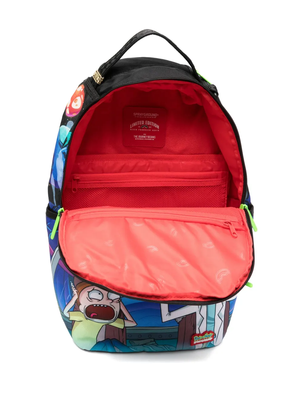 sprayground kid Rick Morty rugzak Blauw