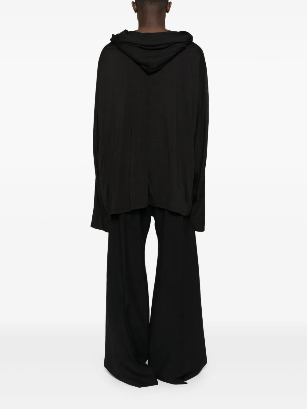 Rick Owens Oversize-fit Hoodie In Black