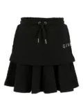Givenchy Kids layered ruffled skirt - Black