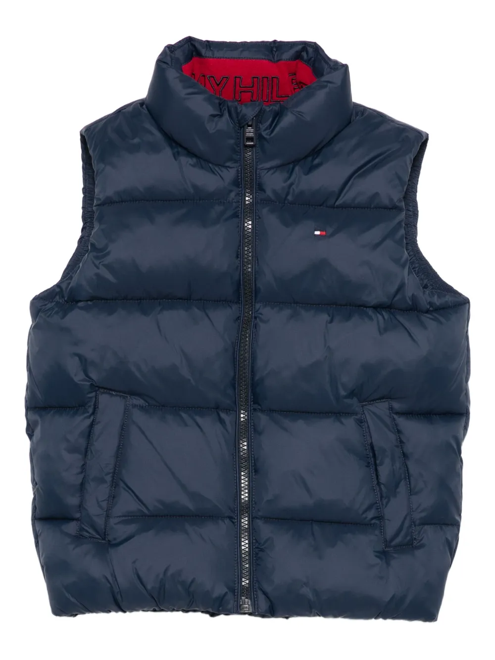 Tommy Hilfiger Junior quilted zip-up vest | Black | Image 1