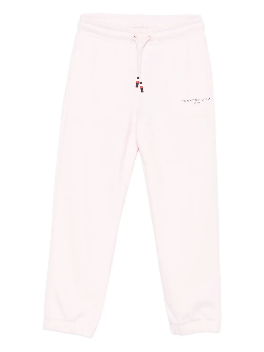 Tommy Hilfiger Junior logo-embroidered track pants | Pink | Image 1