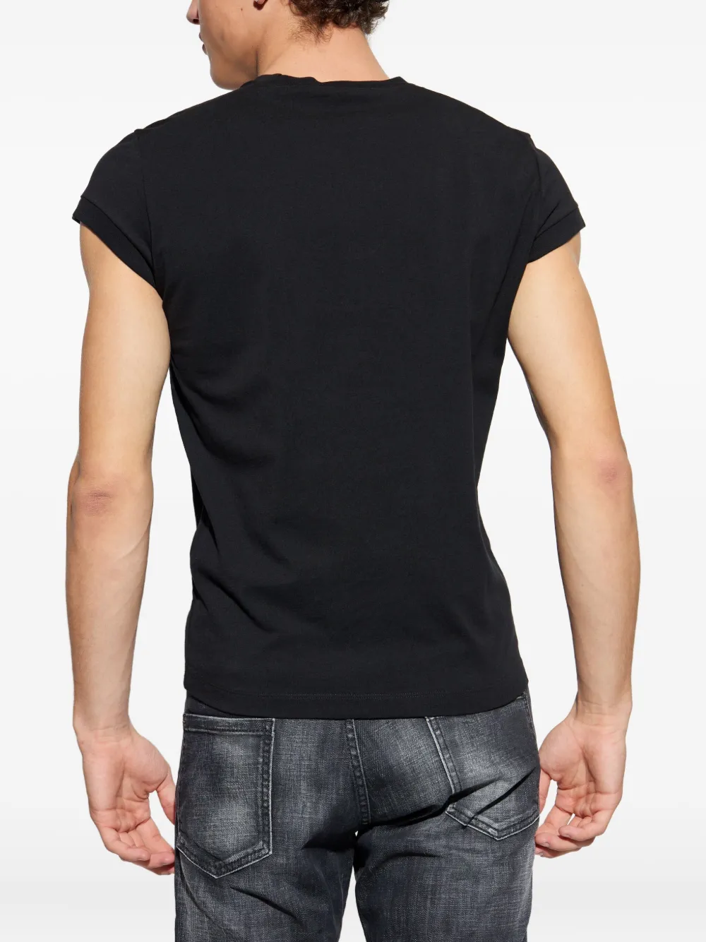 DSQUARED2 x Vaquera katoenen T-shirt Zwart