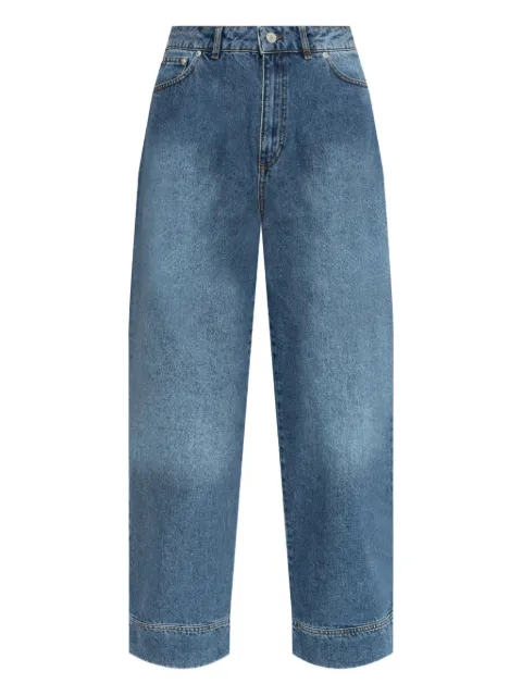 Officine Generale Naoko cuffed wide-leg jeans