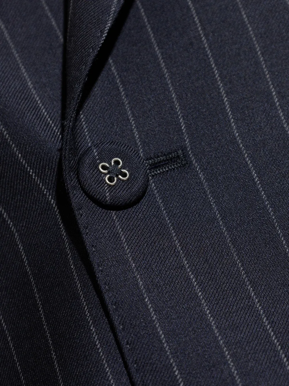 Officine Generale Kane blazer met krijtstreep Blauw