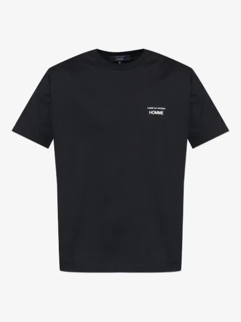 Comme des Garçons Homme camiseta de algodón con logo estampado