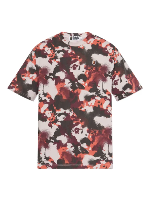 A BATHING APE カモフラージュ Tシャツ価格交渉⭕️ A BATHING APE® カモフラージュ Tシャツ | ブラック | FARFETCH JP
