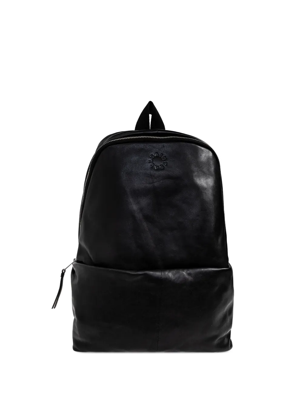 AllSaints Zaino Finn con logo in pelle goffrata - BLACK