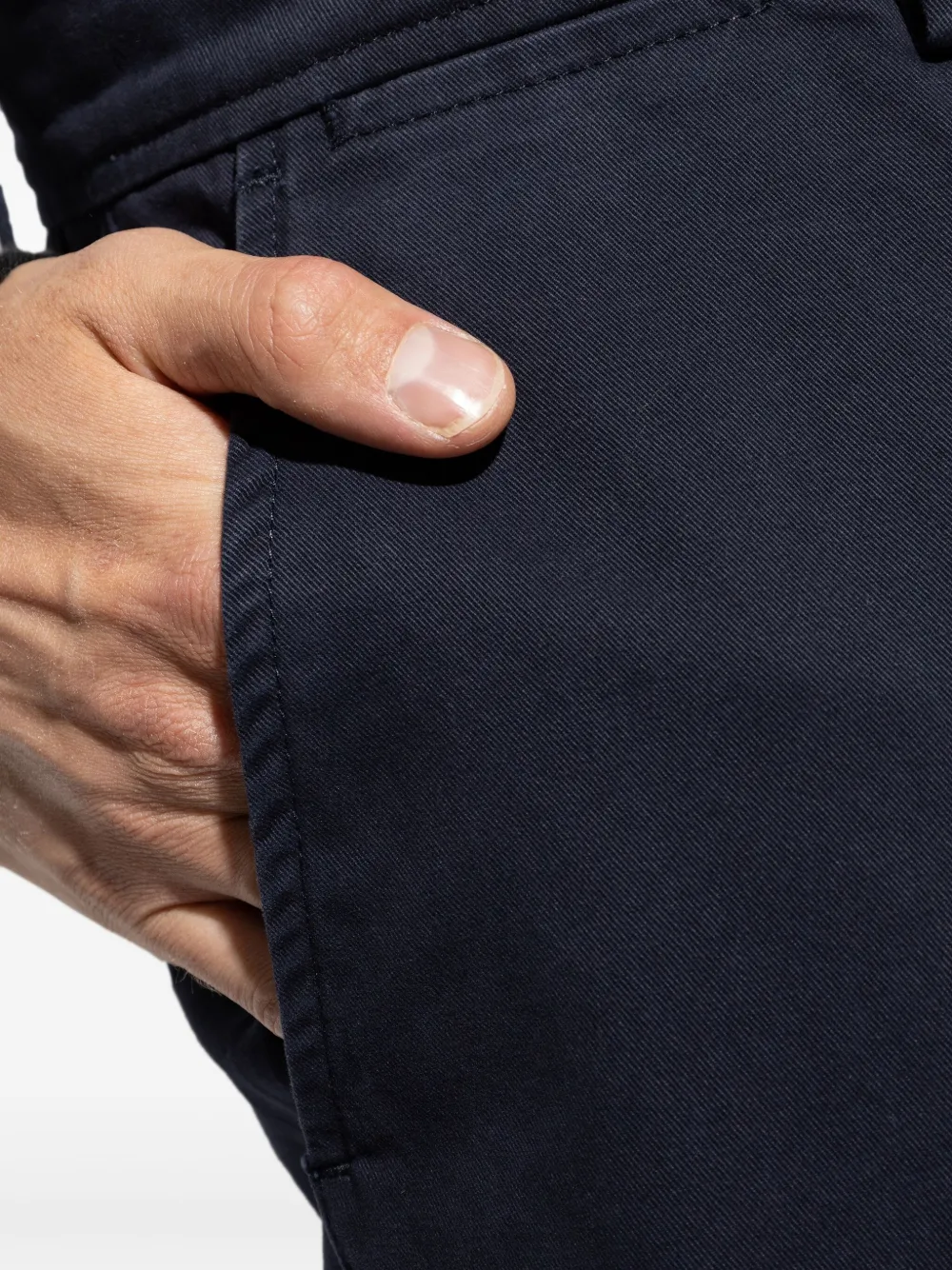 Officine Generale Trainingsbroek van biologisch katoen Blauw