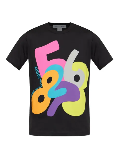 Comme Des Garçons Shirt playera con estampado abstracto