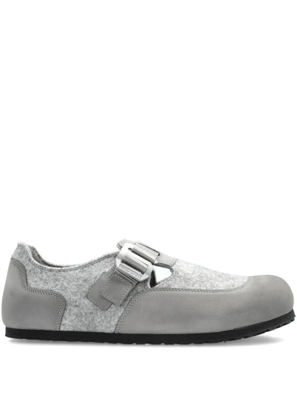 Birkenstock London Nova バックルストラップ ローファー | グレー 