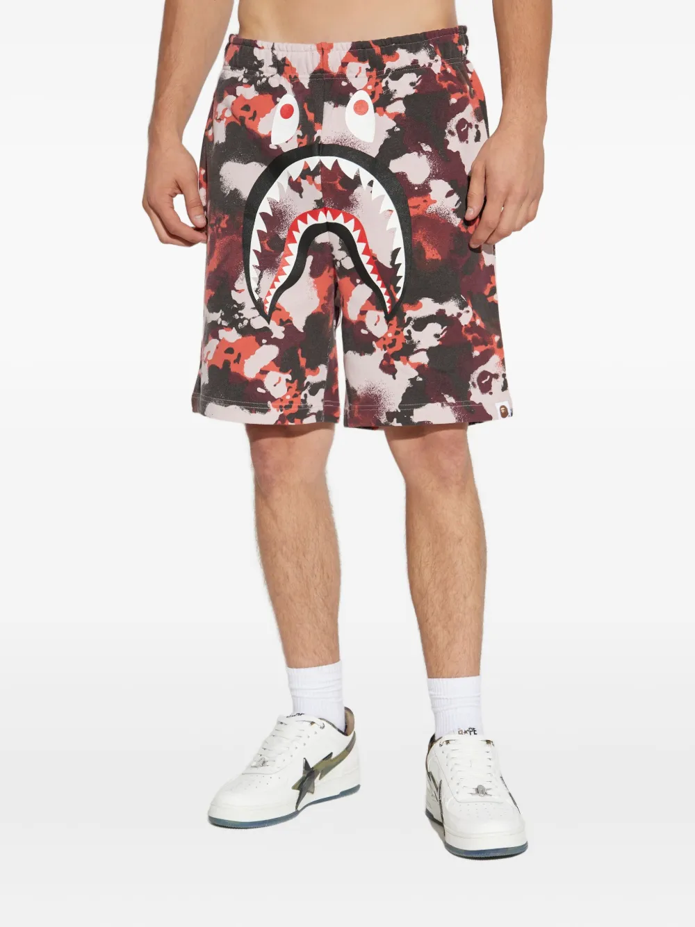 A BATHING APE® shark-head camo shorts | Track & Running Shorts | Image 2
