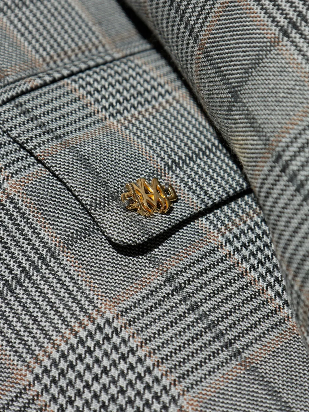 AMIRI Blazer met dubbele rij knopen Grijs