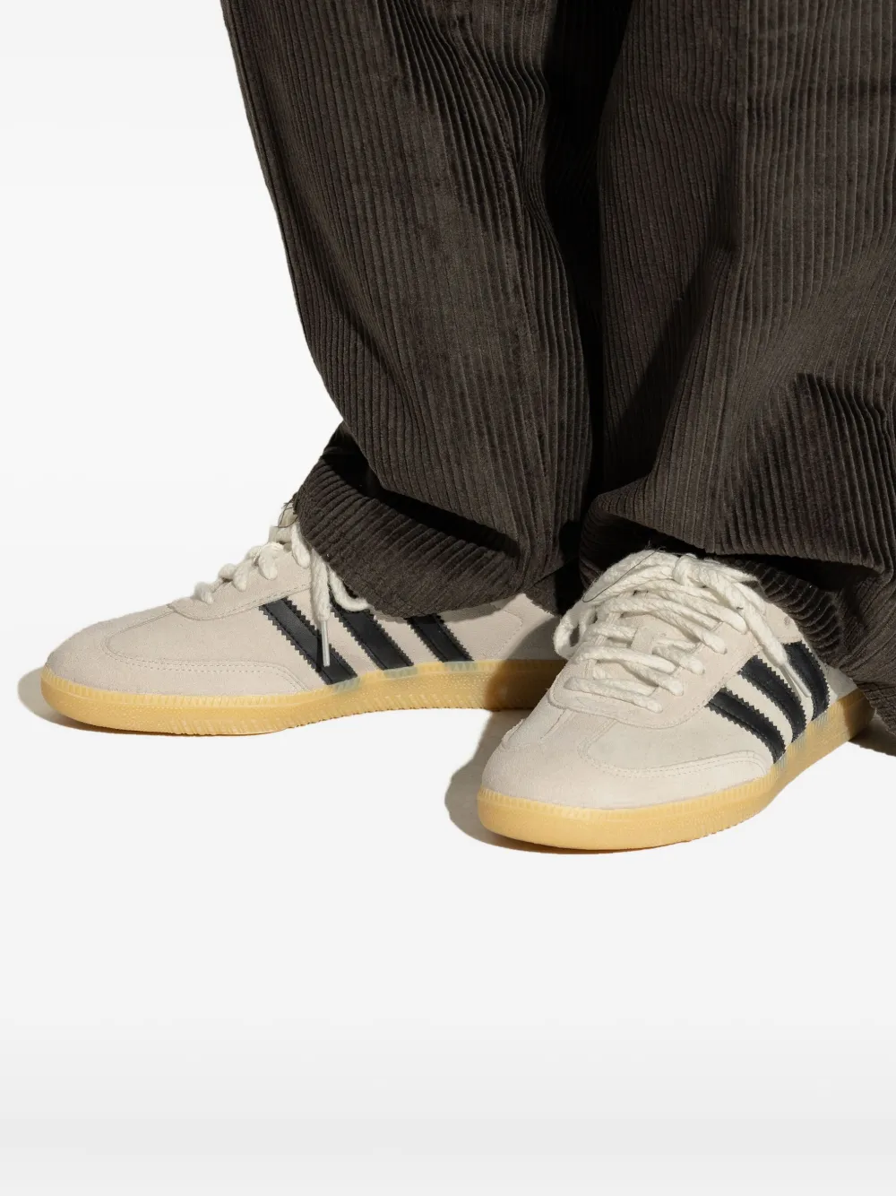 adidas Samba three-stripe sneakers Neutrals