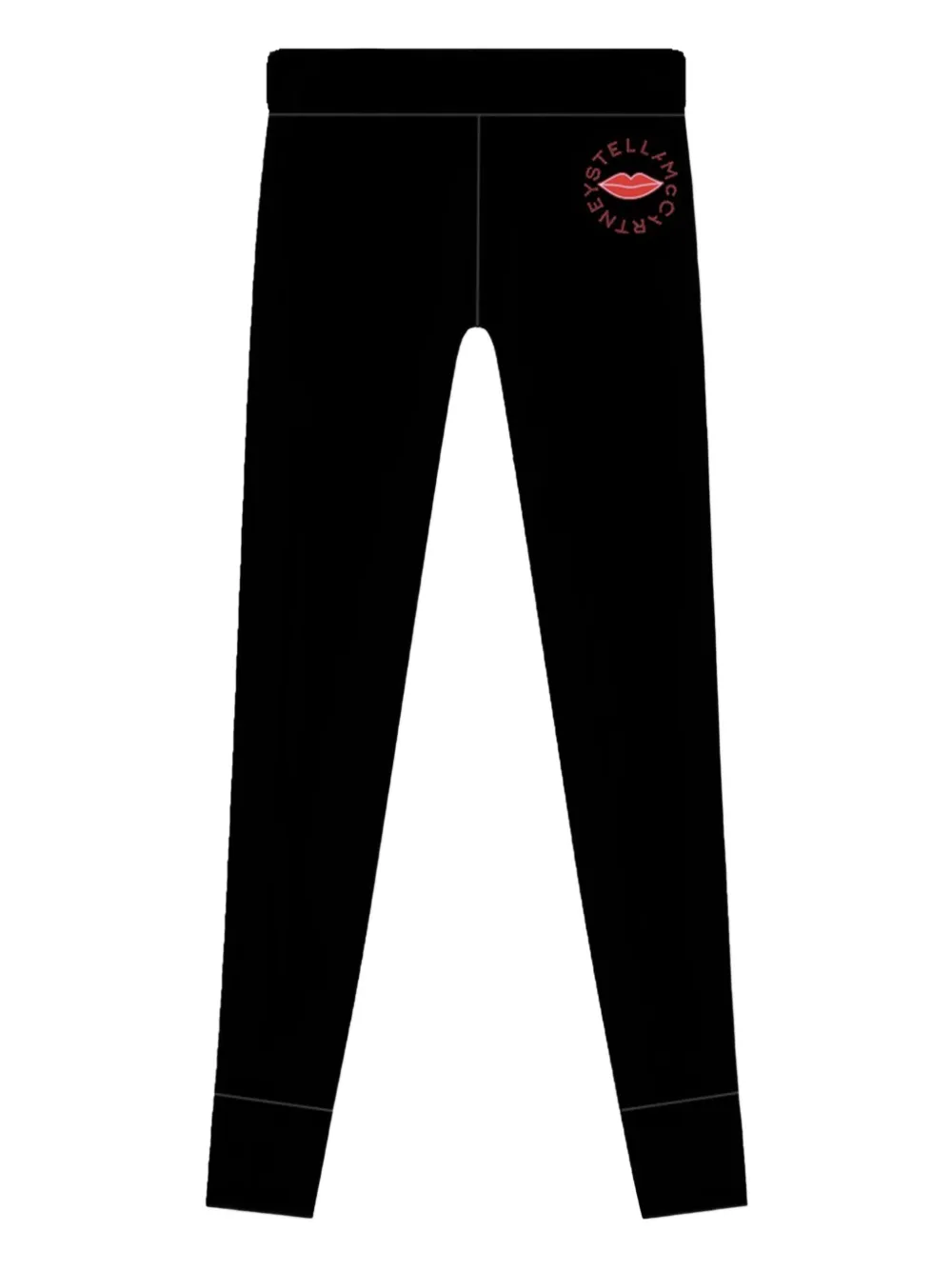 Stella McCartney Kids lip-print leggings - Nero