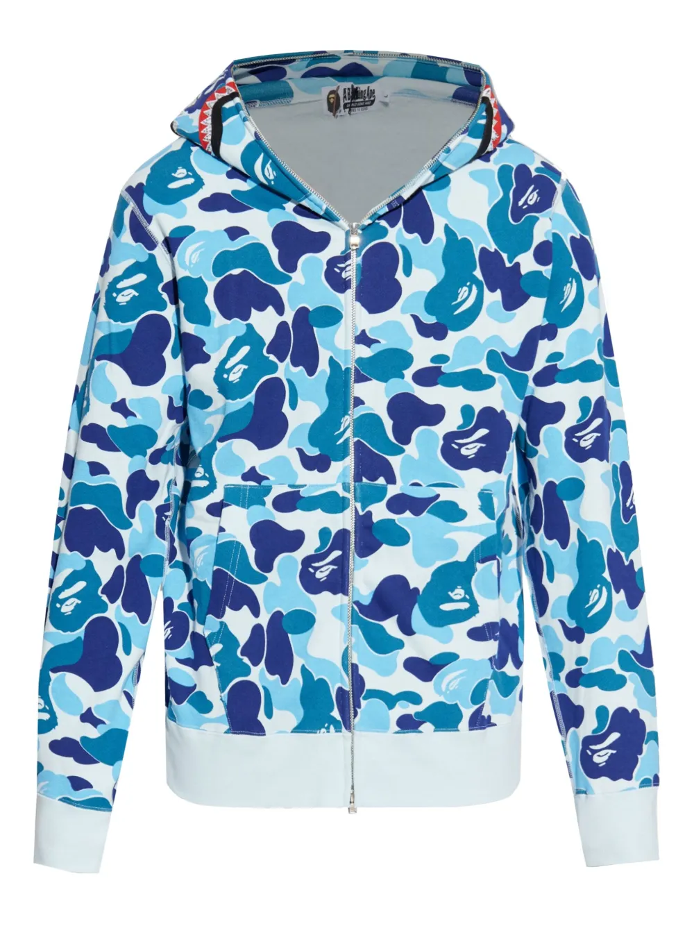 A BATHING APE® camouflage-pattern hoodie | Black | Image 1