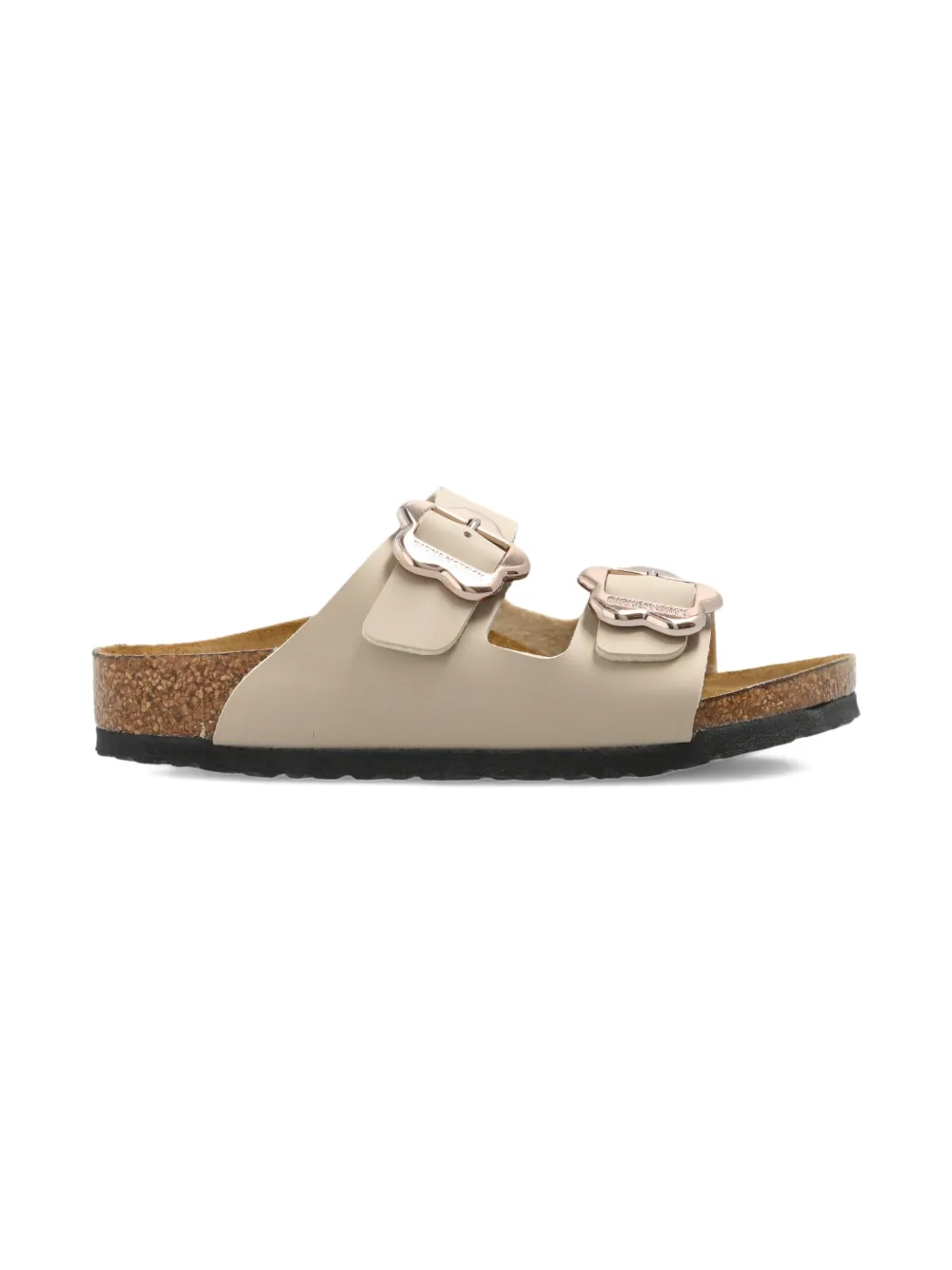 Birkenstock Kids flower-buckle sandals Neutrals