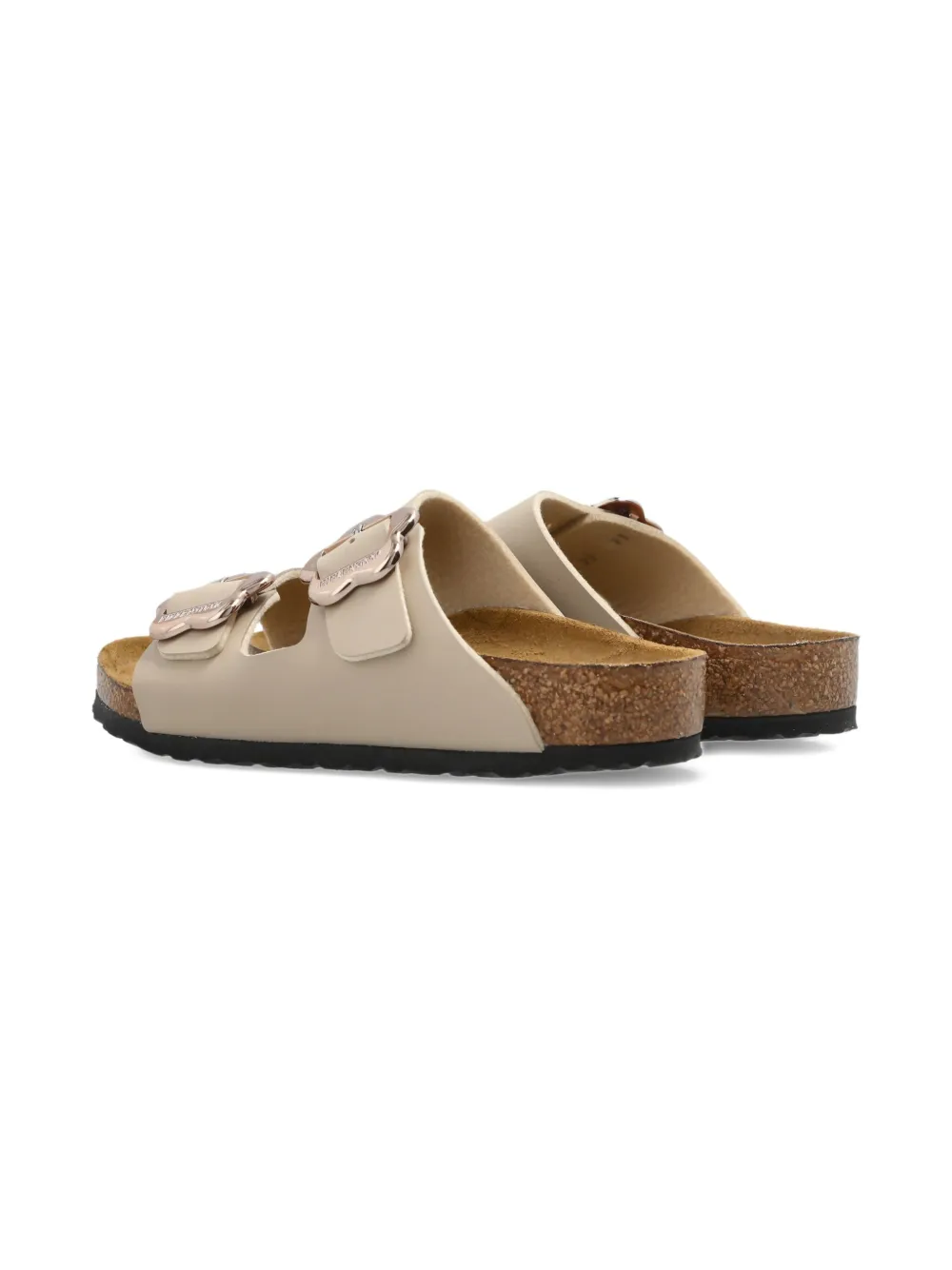 Birkenstock Kids flower-buckle sandals Neutrals