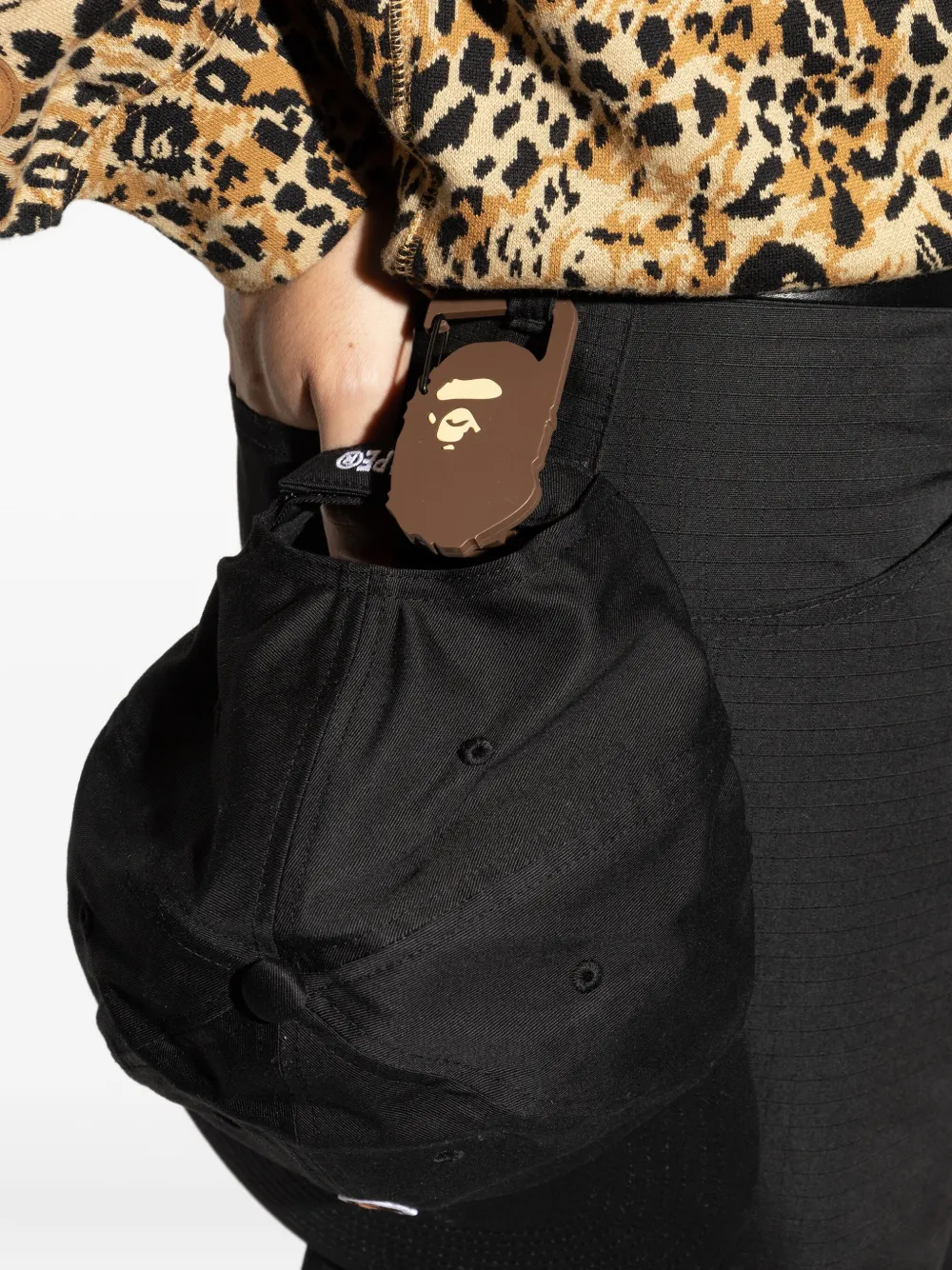A Bathing Ape Ape Head Cap In Black