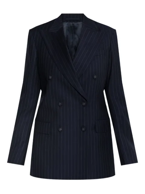 Officine Generale pinstripe double-breasted jacket