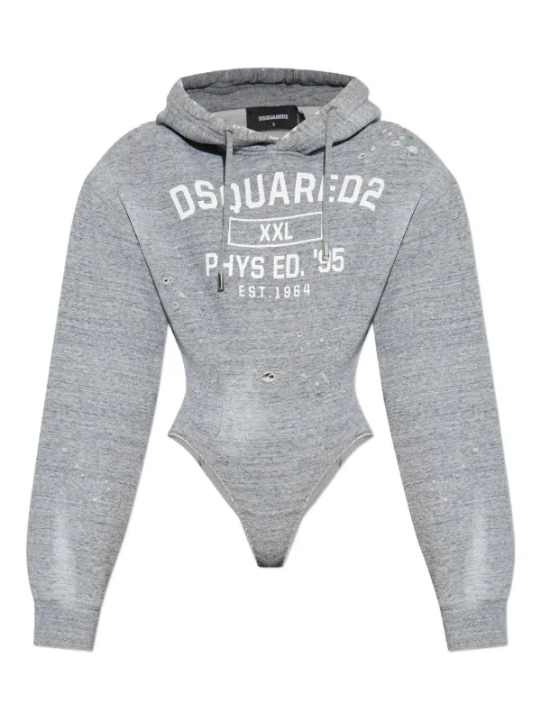 DSQUARED2 ダメージ ボディスーツ | グレー | FARFETCH JP