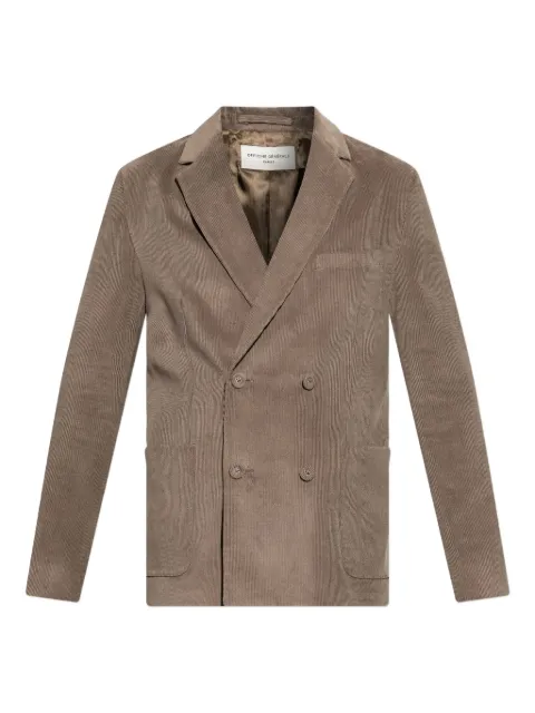 Officine Generale Leon double-breasted corduroy blazer