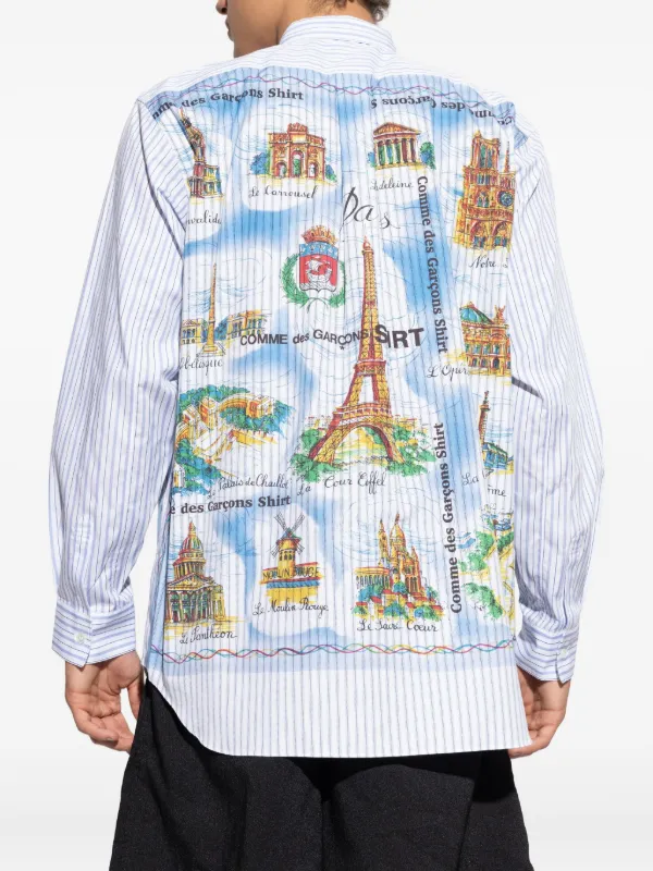 Comme Des Garçons Shirt ストライプ シャツ | ブルー | FARFETCH JP