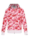 A BATHING APE® camouflage-pattern hoodie - Pink