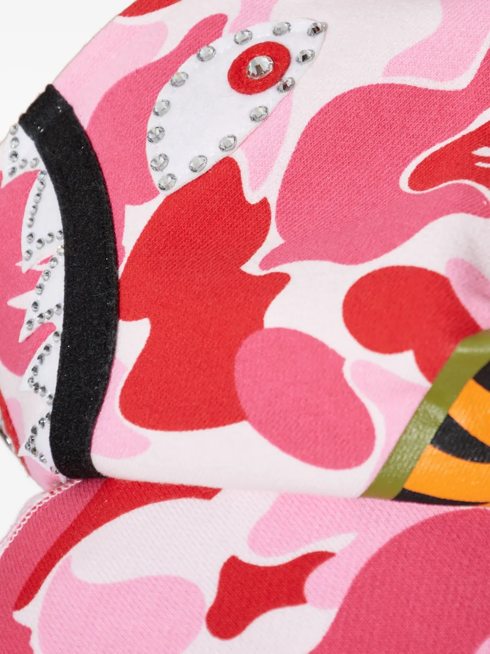 A Bathing Ape Camouflage-pattern Hoodie In Pink