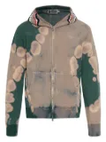 A BATHING APE® tie-dye pattern hoodie - Green