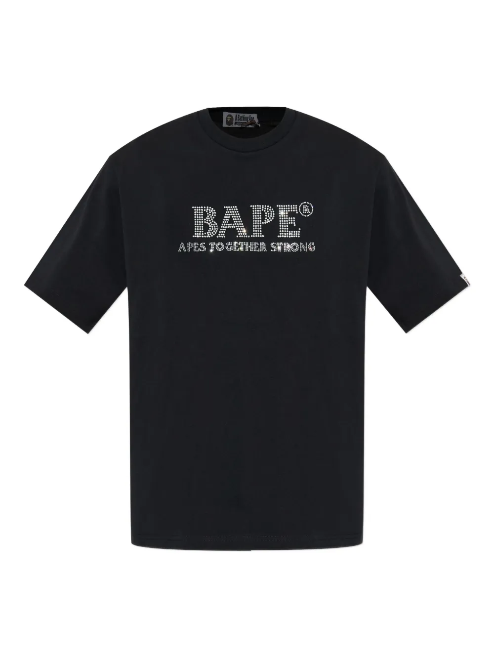 A Bathing Ape Rhinestone-embellished T-shirt In Blue