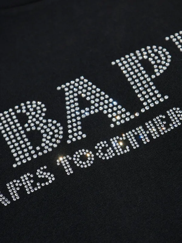 A BATHING APE® ラインストーン Tシャツ | ブラック | FARFETCH JP