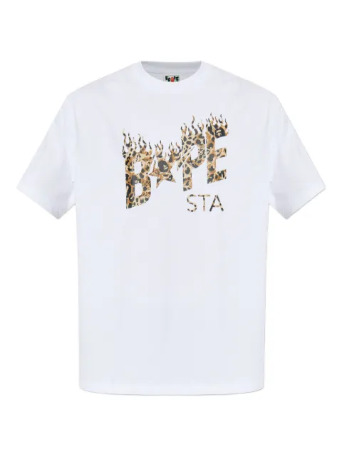 A BATHING APE® Bape STA leopard-print T-shirt
