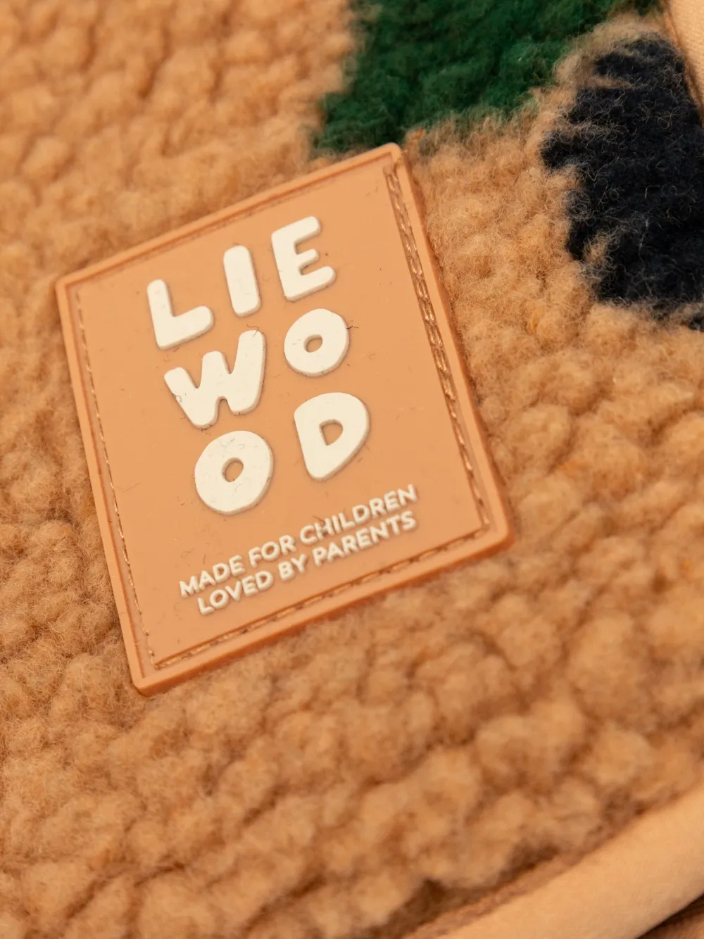 Liewood Fleece jack met kersenprint Bruin