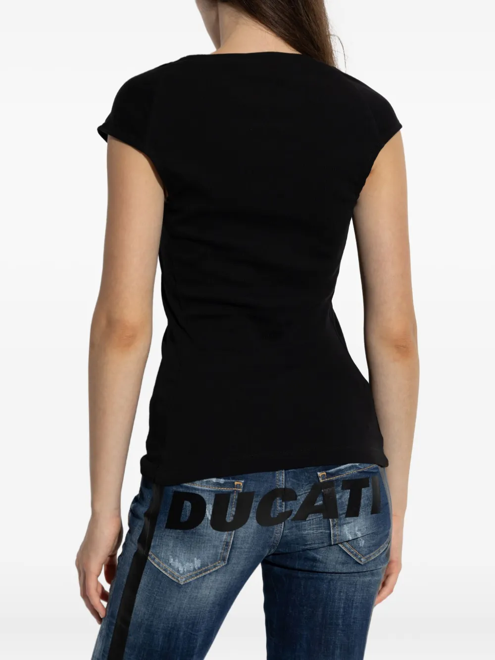 Dsquared2 Ducati X D2 Top Mit Logo In Black
