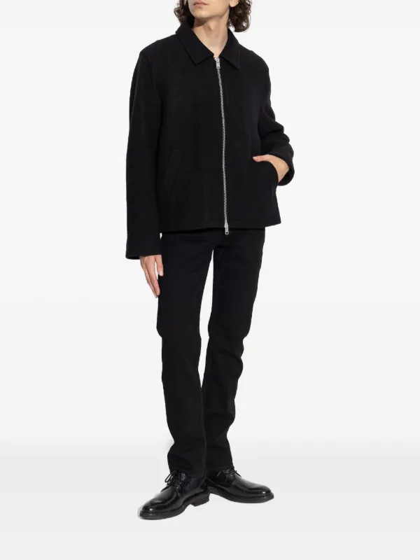 AllSaints ジップアップ ジャケット | ブラック | FARFETCH JP