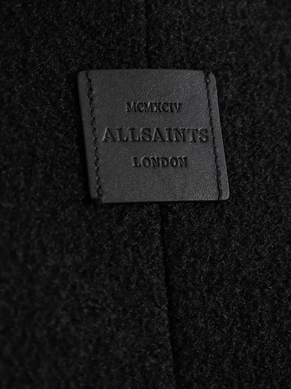 AllSaints Jack met rits Zwart