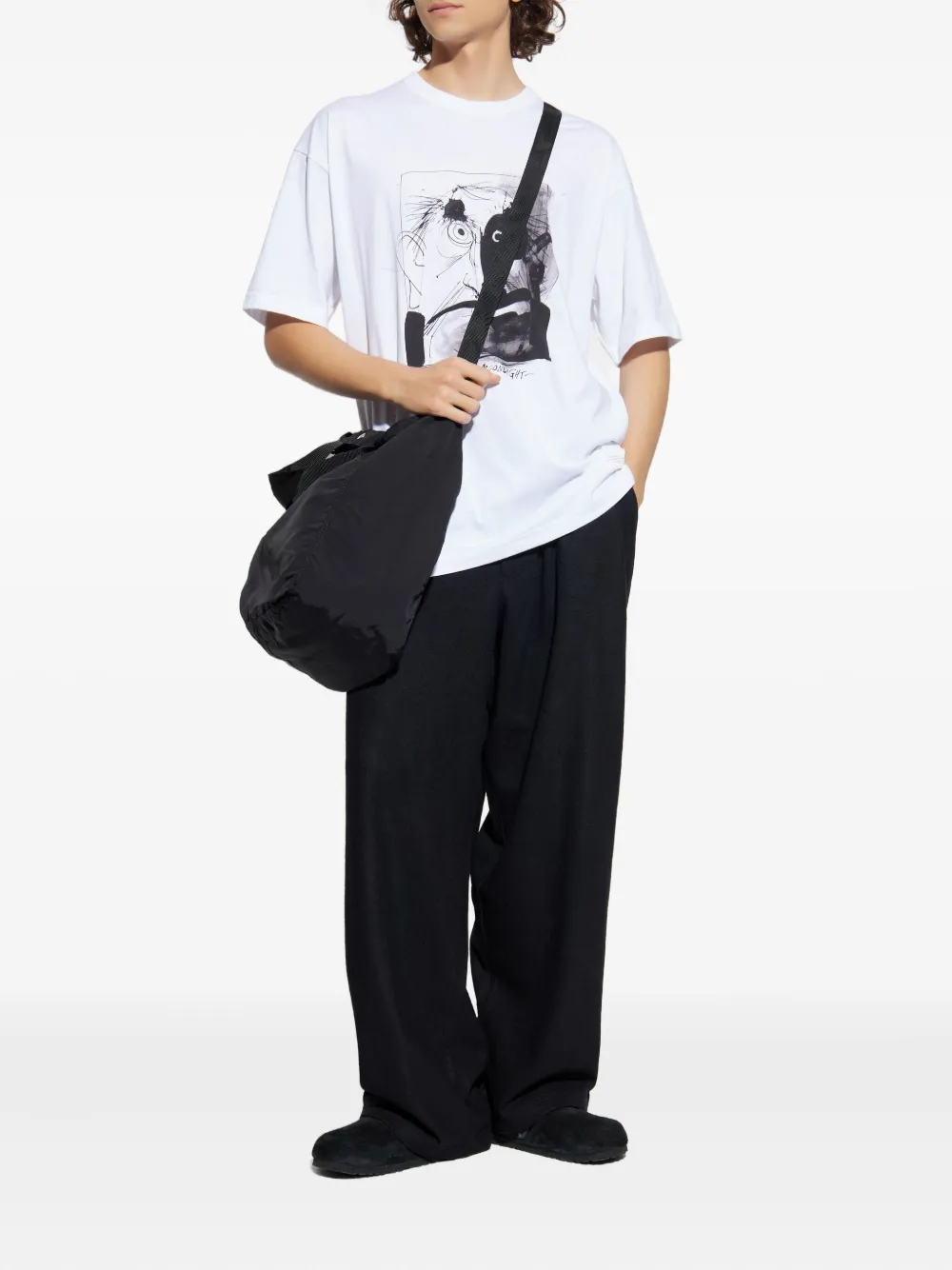 Comme des Garçons Homme Plus graphic-print T-shirt - Wit