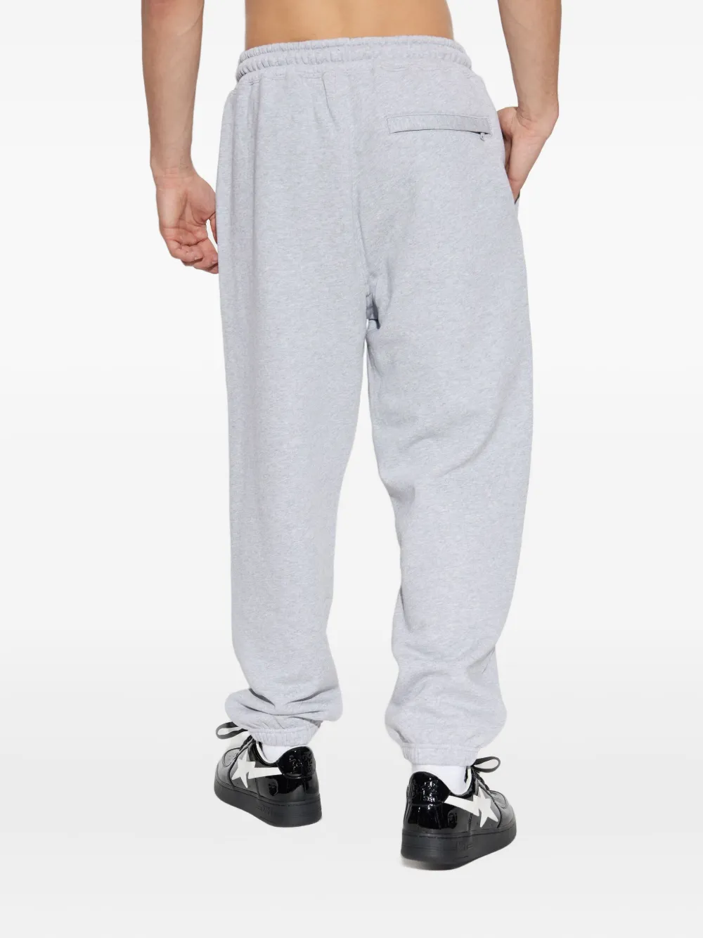 A Bathing Ape Shark-head Track Pants In Gray
