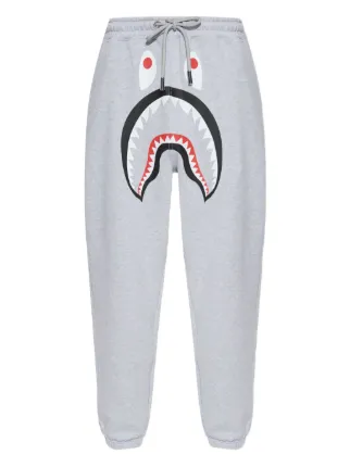 （値下げ交渉可能）A bathing ape シャークパンツ　グレー M A BATHING APE® シャークヘッド トラックパンツ | グレー | FARFETCH JP