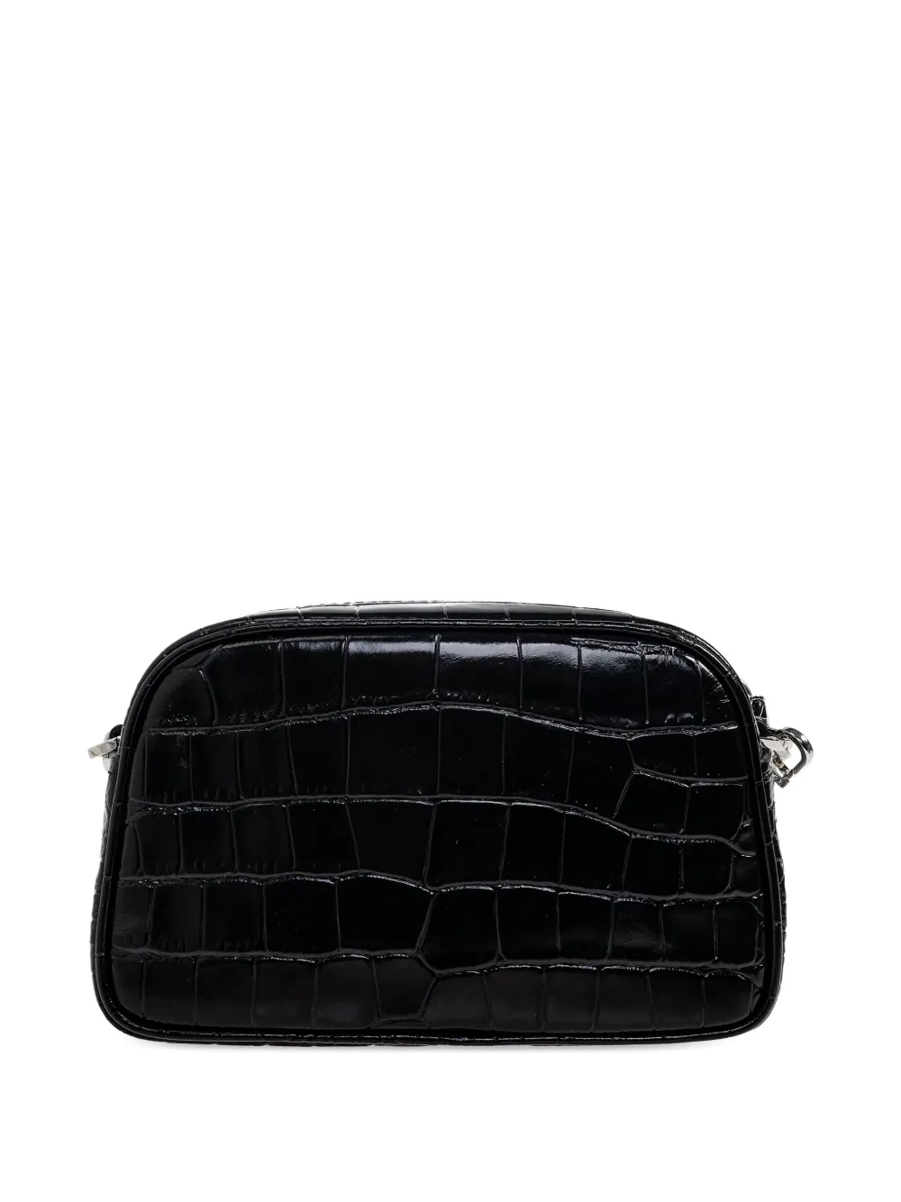 Michael Michael Kors crocodile-effect crossbody bag - Zwart