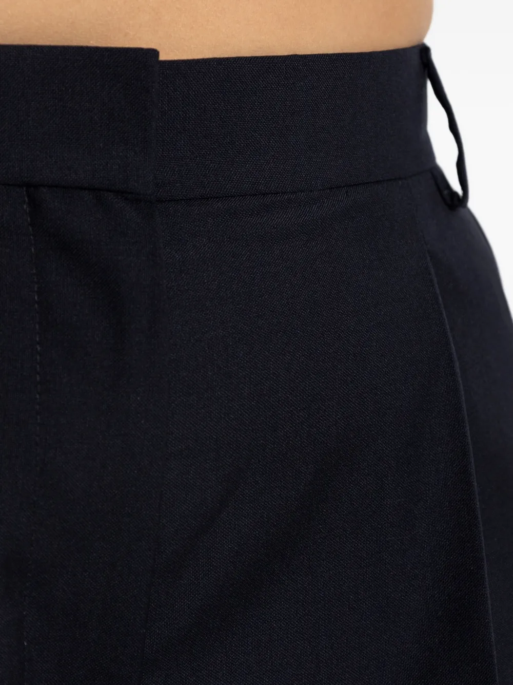 Officine Generale Belt Loop Casual Pants In Black