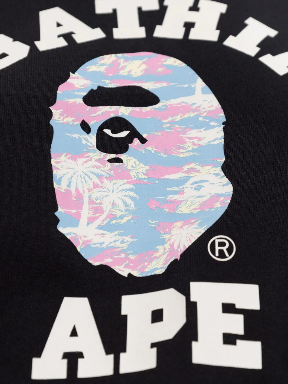 A Bathing Ape Graphic-print T-shirt In Black