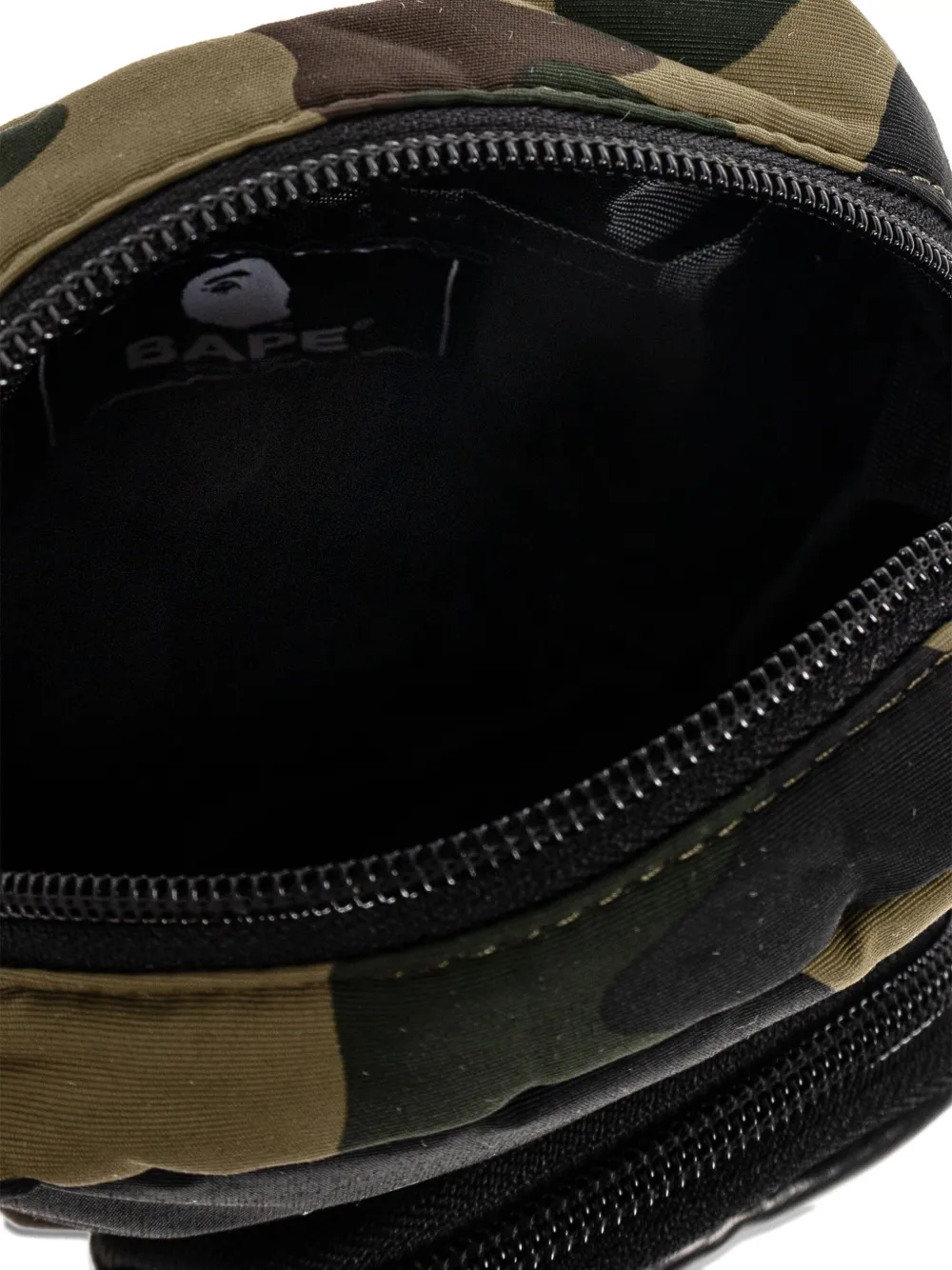 A BATHING APE Schoudertas met camouflageprint Groen